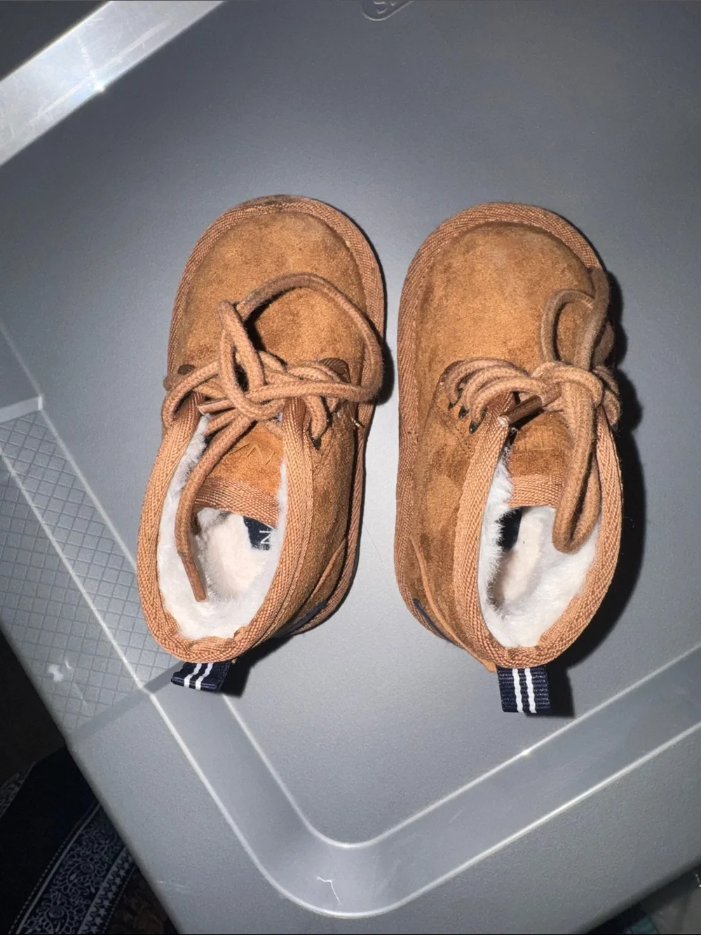 Nautica Tan/Brown Kids Moccasin Boots
